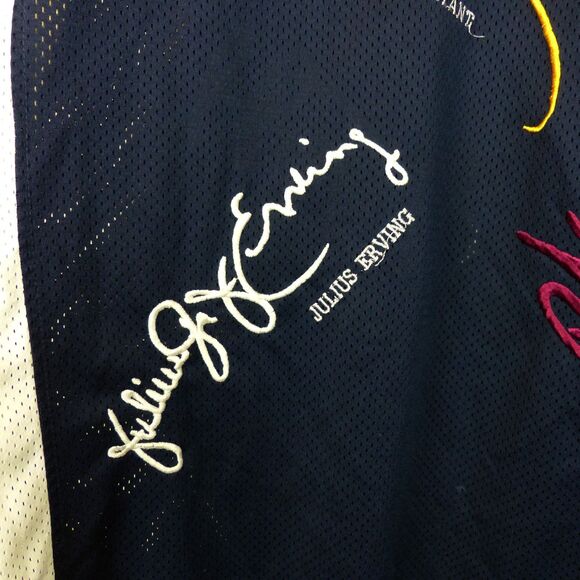 VTG NBA All Star Jersey 2XL Embroidered Autographs Jordan Kobe Lebron Magic Bird - Picture 8 of 16